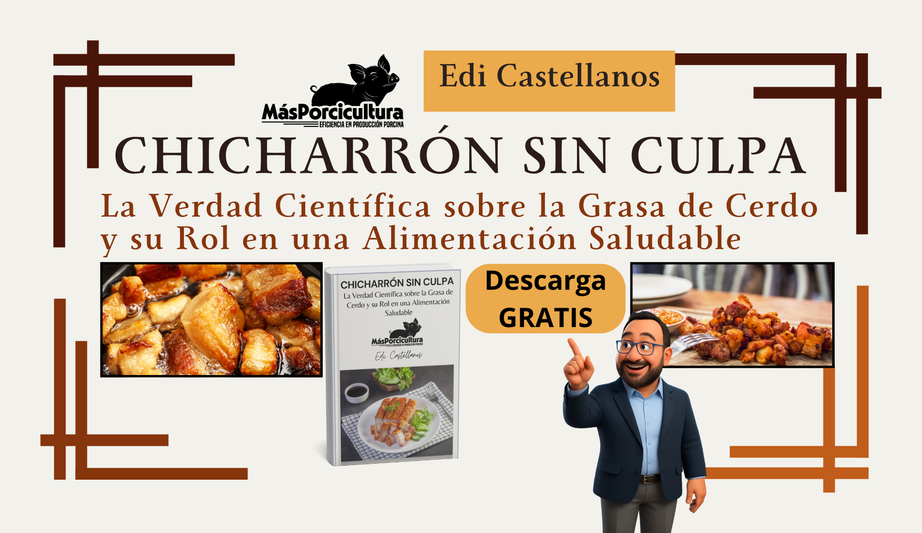 Chicharrón sin Culpa: La Verdad Científica sobre la Grasa de Cerdo y su Rol en una Alimentación Saludable