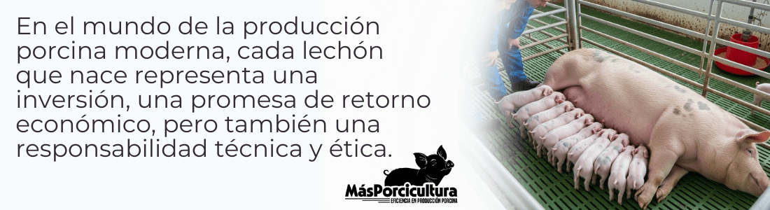 Importancia y Beneficios en la Producción Porcina En el mundo de la producción porcina moderna, cada lechón que nace representa una inversión, una promesa de retorno económico, pero también una responsabilidad técnica y ética.