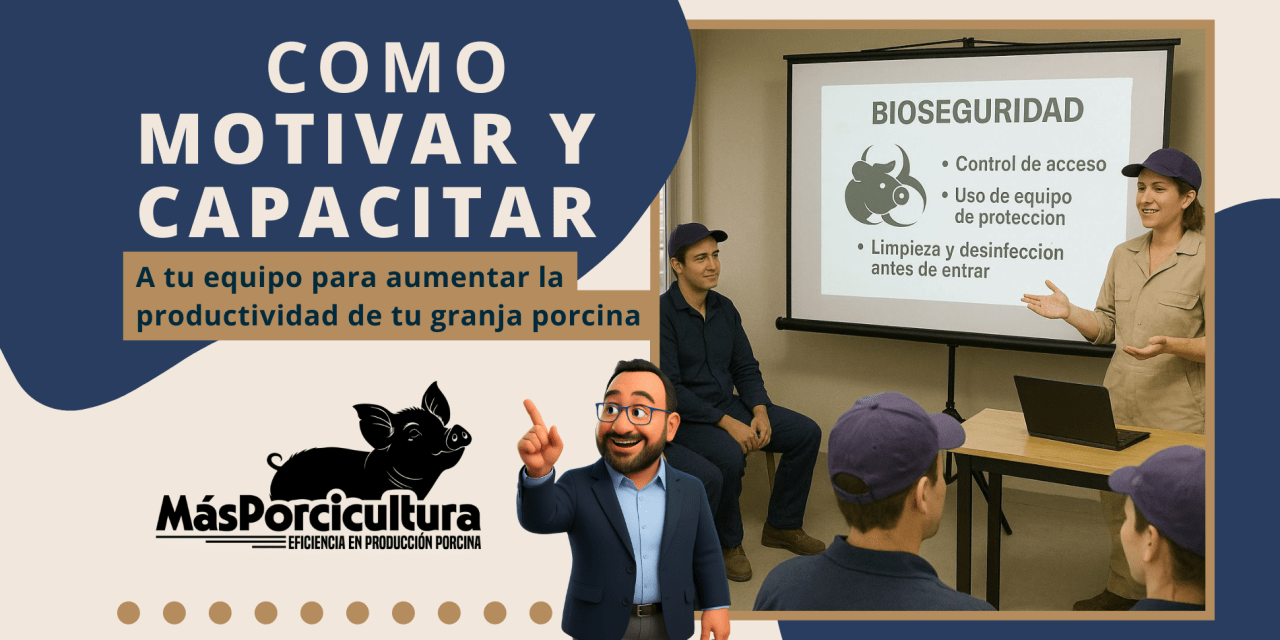 Cómo motivar y capacitar a tu equipo para aumentar la productividad de tu granja porcina