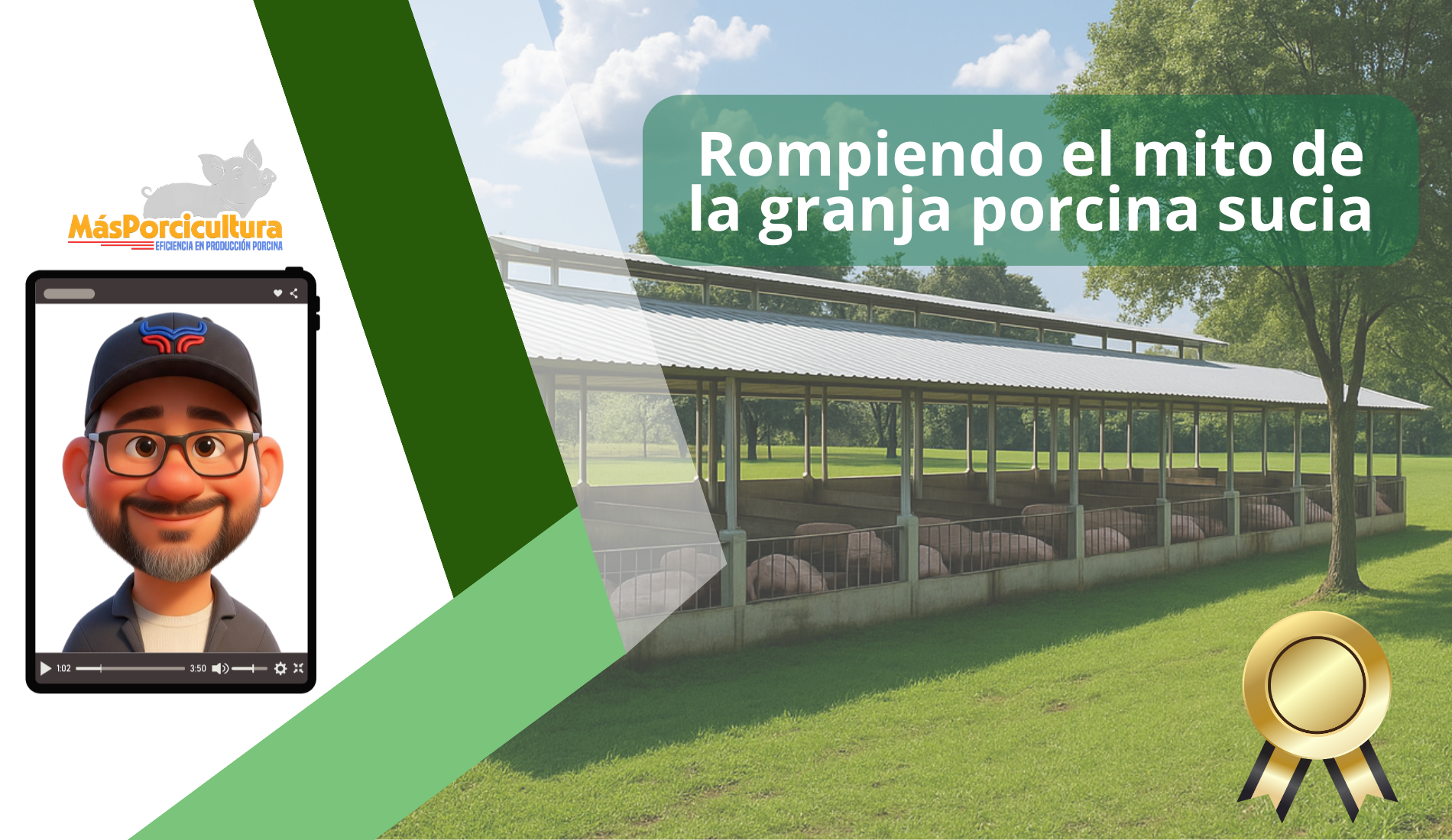 Rompiendo el mito de la granja porcina sucia