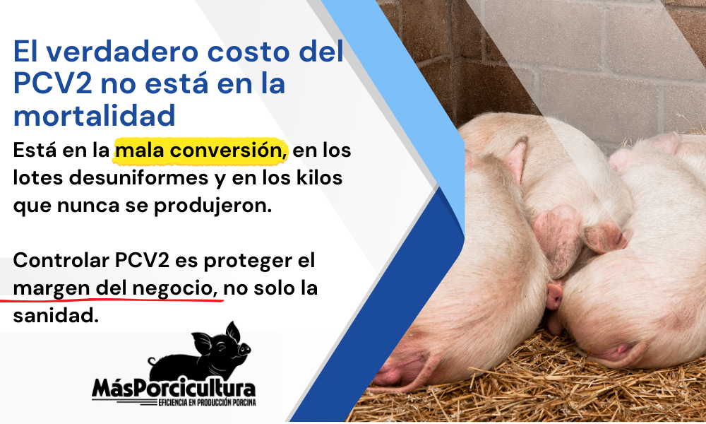 El verdadero costo del PCV2 no está en la mortalidad 